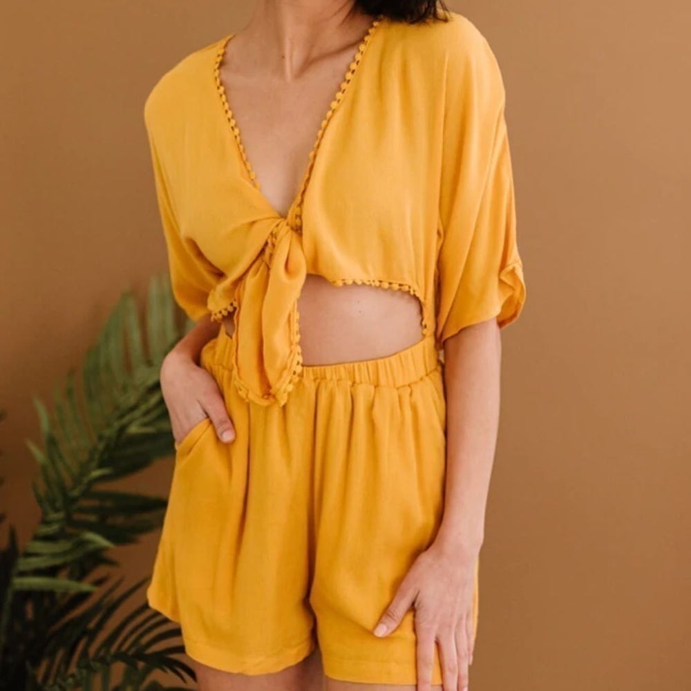 Zaful Floral Romper | SIZE M